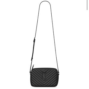 Saint laurent Lou camera bag. Black on black